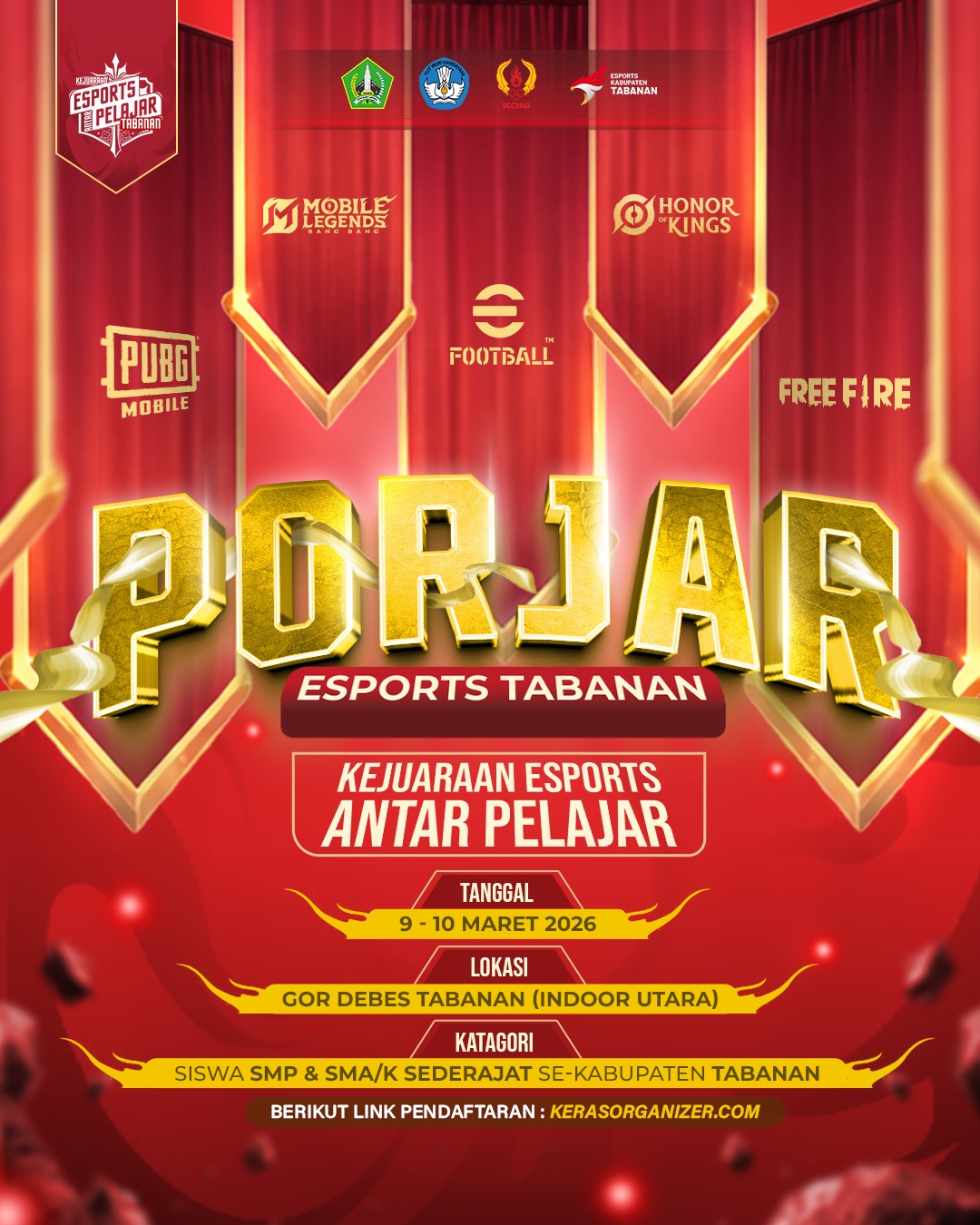 PORJAR ESPORTS TABANAN 2026